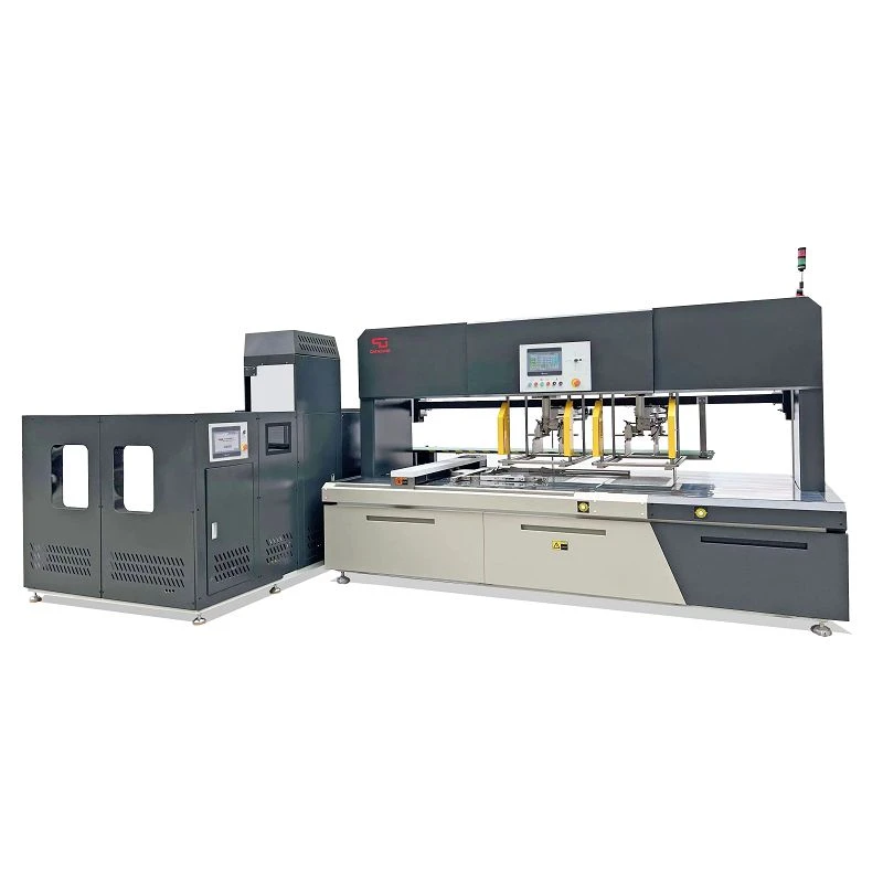Automatic Blanking Machine with Double Heads with Manipulator with Palletizer