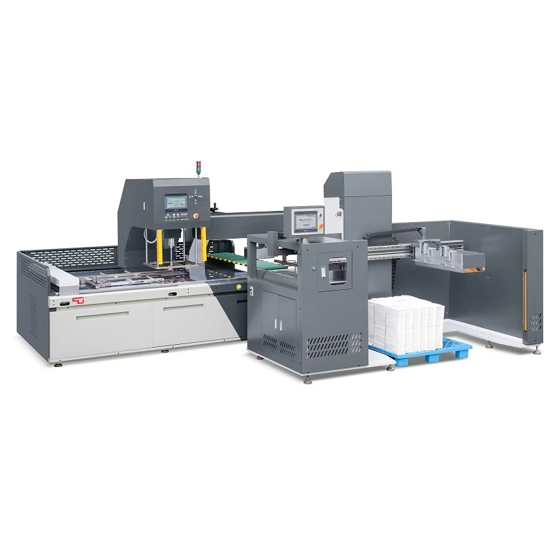 Automatic Blanking Machine with Rotary Head with Manipulator with Palletizer