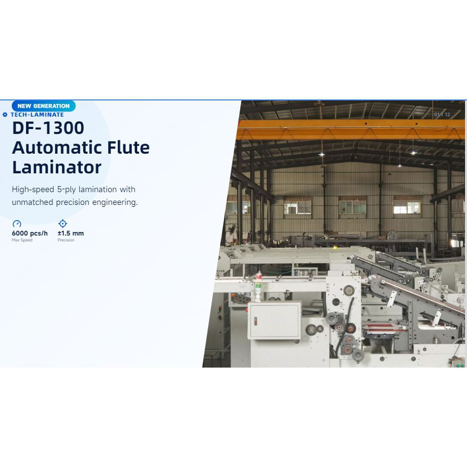 Automatic Flute Laminator 5 Ply Flute Laminator
