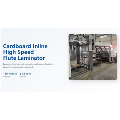 Cardboard Inline High Speed Flute Laminator