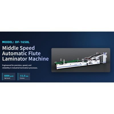 Middle Speed Automatic Flute Laminator Machine